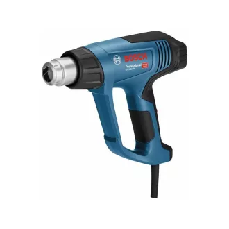   Suflantă de aer cald BOSCH cu display LCD GHG 23-66 în carcasă + 2 duze / 2300 W