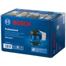 Slefuitor orbital cu acumulator BOSCH 125 mm GEX 185-LI intr-o cutie de carton (fara baterie si incarcator)