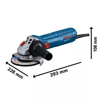   Polizor unghiular BOSCH 125 mm GWS 12-125 cu comutator de blocare / 1200 W