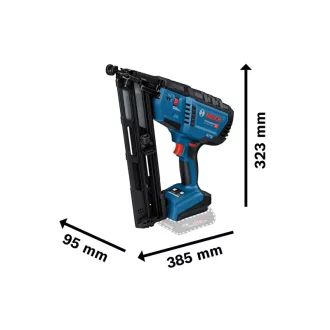   BOSCH Pistol de bătut cuie unghiular cu baterie GNH 18V-64 MD 34° în cutie L-BOXX 238 (fără baterie și încărcător) / 32 - 64 mm