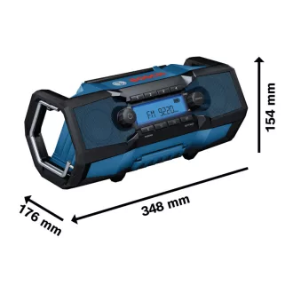   BOSCH Radio Bluetooth cu acumulator GPB18V-3C 10W IP54 (Fără acumulator și încărcător)
