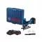 Ferăstrău cu acumulator BOSCH GST 185-LI cu mâner, în carcasă (2 baterii de 4,0 Ah + încărcător rapid)