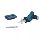 Ferăstrău alternativ cu acumulator BOSCH GSA 12V-14 în L-BOXX (2 baterii de 3,0 Ah + încărcător rapid)