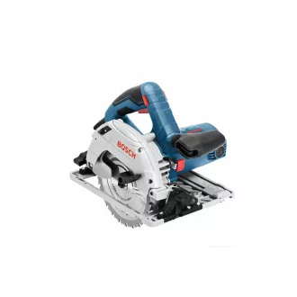   Ferăstrău circular BOSCH GKS 55+ GCE pornire uşoară, frână de motor, în cutie de carton (165 mm x 20 mm) / 1350 W