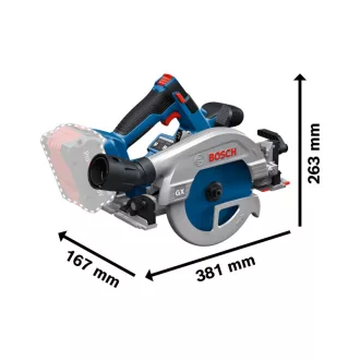   BOSCH Fierăstrău circular cu acumulator GKS 18V-57-2 GX L-BOXX 238 (fără acumulator și încărcător)