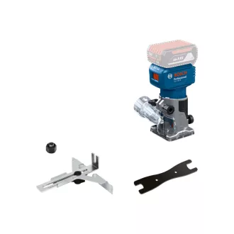   BOSCH Freză de suprafață pe baterie GLF 18V-8 cu control al vitezei de rotație (fără baterie și încărcător)