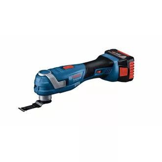   Mașină multifuncțională fără fir BOSCH GOP 185-LI în carcasă cu regulator (1 x baterie de 4,0 Ah + încărcător + accesorii