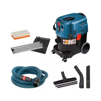   BOSCH Aspirator umed/uscat GAS 35 M AFC cu curățare automată a filtrului + accesorii