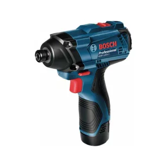   BOSCH GDR 120-LI șofer cu impact fără fir (2 baterii de 1,5 Ah) în carcasă