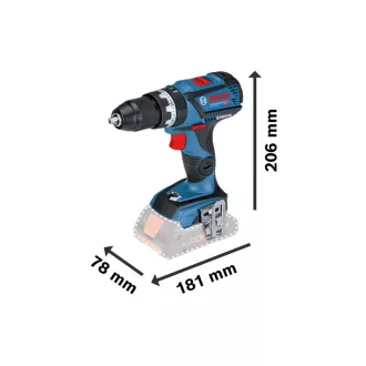   BOSCH Mașină de găurit cu percuție cu acumulator GSB 18V-60 C în L-Boxx (fără baterie + încărcător)