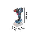 Șofer cu impact BOSCH GDX 18V-200 C (fără baterie și încărcător)