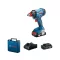 Șofer cu impact cu acumulator BOSCH GDX 180-LI în carcasă (2 baterii de 2,0 Ah + încărcător rapid)