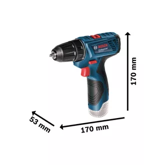   GSR 120-LI (2 x baterie de 2,0 Ah + încărcător) de găurit cu acumulator BOSCH în carcasă
