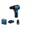 BOSCH mașină de găurit cu acumulator GSR 12V-30 în carcasă (2 baterii de 2,0 Ah + încărcător rapid)