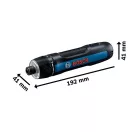 Șurubelniță fără fir BOSCH GO (cu cablu USB-C) + set de biți de 8 piese