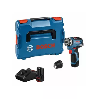   BOSCH mașină de găurit cu acumulator GSR 12V-35 FC în L-boxx (2 baterii de 3,0 Ah + încărcător rapid)