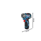 BOSCH mașină de găurit cu acumulator GSR 12V-35 FC în L-boxx (2 baterii de 3,0 Ah + încărcător rapid)