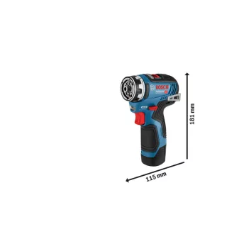   BOSCH mașină de găurit cu acumulator GSR 12V-35 FC în L-boxx (2 baterii de 3,0 Ah + încărcător rapid)