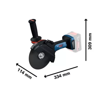   BOSCH EXPERT Polizor unghiular cu acumulator 180 mm EXWS18V-180P (fără acumulator și încărcător) în cutie L-BOXX