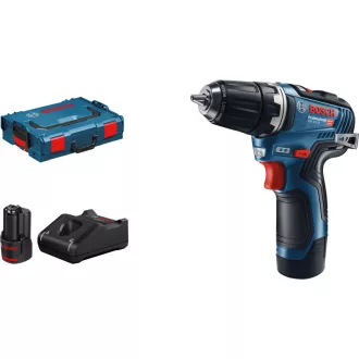   BOSCH GSR 12V-35 mașină de găurit cu acumulator (2x3,0 Ah baterie) în L-Boxx