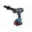 Mașină de găurit cu acumulator BOSCH GSR 18V-150 C, baterie 2xProCore 8,0 Ah + GAL 1880 CV, GCY42, L-Boxx
