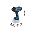 BOSCH BITURBO șofer cu impact cu acumulator GDS 18V-1000 1/2" în L-BOXX (fără baterie și încărcător)