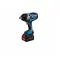 BOSCH BITURBO șofer cu impact cu acumulator GDS 18V-1050 H în L-BOXX 3/4" (2 x baterie de 8,0 Ah + încărcător rapid)