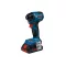 Șofer cu impact BOSCH GDR 18V-220 C (2 baterii de 5,0 Ah + încărcător rapid + modul)