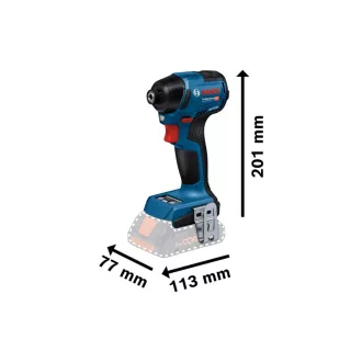   Șofer cu impact BOSCH GDR 18V-220 C (2 baterii de 5,0 Ah + încărcător rapid + modul)