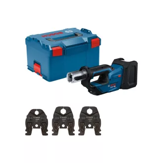   BOSCH Mașină de presă cu baterie cu cap rotativ 360° GPT 18V-19 M set (fără baterie și încărcător)