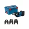 BOSCH Mașină de presă cu baterie cu cap rotativ 360° GPT 18V-19 M set (fără baterie și încărcător)