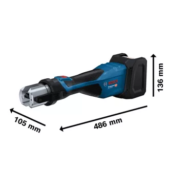  BOSCH Mașină de presat cu cap rotativ 360° GPT 18V-32 (Fără baterie și încărcător)