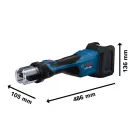 BOSCH Prese cu cap rotativ pe acumulator 360° GPT 18V-32 TH set (fără acumulator și încărcător)