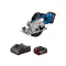 BOSCH Fierăstrău circular pe acumulator GKS 18V-51 (2 x 4,0 Ah baterie + încărcător)
