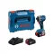 BOSCH Șurubelniță cu impact cu acumulator GDR 18V-215 în L-BOXX 1/4" 215 Nm (2 x acumulator 4,0 Ah + încărcător rapid)