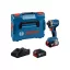 BOSCH Șurubelniță cu impact cu acumulator GDR 18V-215 în L-BOXX 1/4" 215 Nm (2 x acumulator 4,0 Ah + încărcător rapid)