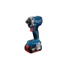 BOSCH Șurubelniță cu impact cu acumulator GDR 18V-215 în L-BOXX 1/4" 215 Nm (2 x acumulator 4,0 Ah + încărcător rapid)