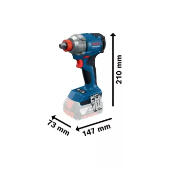   BOSCH Șurubelniță cu percuție cu acumulator GDX 18V-285 1/4" & 1/2" (fără acumulator și încărcător) 285 / 500 Nm