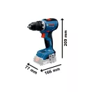 BOSCH Mașină de găurit și înșurubat pe acumulator GSR 18V-65 în L-BOXX (2 x 4,0 Ah acumulator + încărcător)