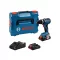 BOSCH Mașină de găurit și înșurubat cu percuție pe baterie GSB 18V-65 în L-BOXX (2 x 4,0 Ah baterie + încărcător)