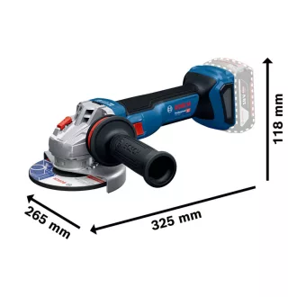   BOSCH Polizor unghiular pe baterie 125 mm GWS 18V-11 (fără baterie și încărcător)