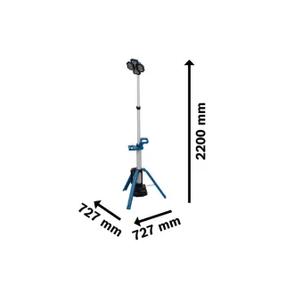   BOSCH Lampă LED cu acumulator și suport GLT18V-5000 (Fără acumulator și încărcător) 5000 lm