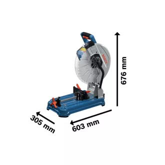   BOSCH Fierăstrău de masă cu acumulator pentru tăierea metalului GCD 18V-355 (fără acumulator și încărcător)