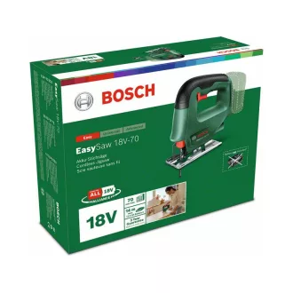   Ferăstrău cu acumulator BOSCH EasySaw 18V-70 cu mâner cu etrier (fără baterie și încărcător)