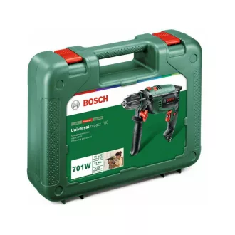 Burghiu cu impact BOSCH UniversalImpact 700 în carcasă