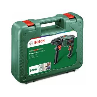 Burghiu cu impact BOSCH UniversalImpact 800 în carcasă