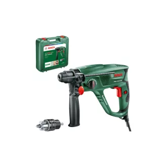   BOSCH PBH 2100 SRE Mașină de găurit cu percuție + Mandrina de găurit în carcasă