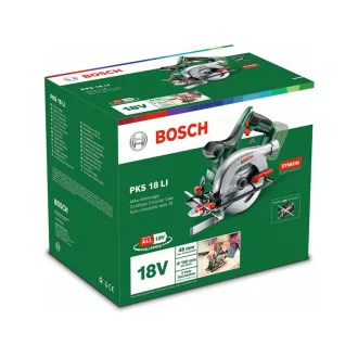   BOSCH PKS 18 LI Ferăstrău circular fără fir (fără baterie și încărcător)