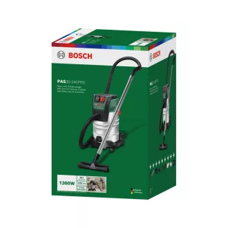   BOSCH Aspirator umed/uscat de 30 litri cu accesorii PAS30-240PRS / 1400 W