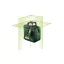 BOSCH Nivel laser cu linie încrucișată verde AdvancedLevel 360